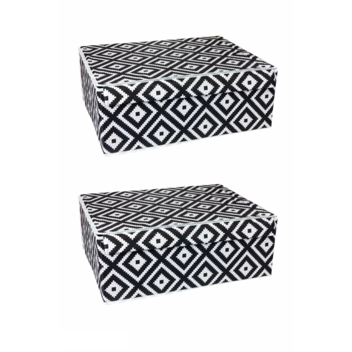 Baza Altı Boy Çok Amaçlı Düzenleyici Kutu Organizer Cırt Cırtlı Hurç 19cm X 40cm X 50cm (10 Adet) ( Lisinya )