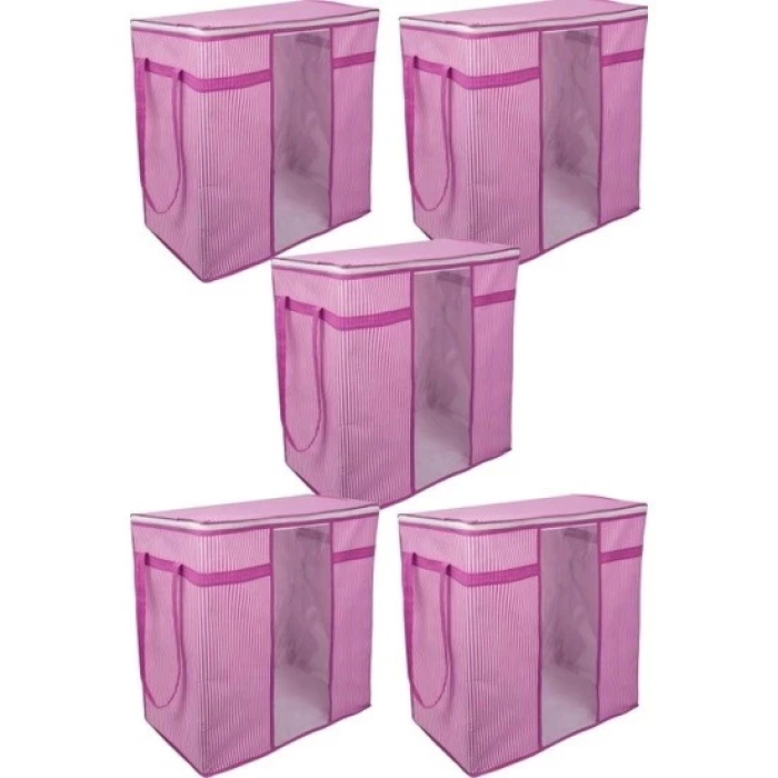 12 Adet Pencereli Hurç Mega Boy Çok Amaçlı Düzenleyici 40x40x75 Cm 0256 ( Lisinya )