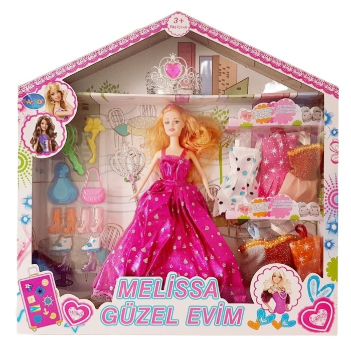 Bebek Yedek Elbiseli Ve Aksesuarlı - 1115-21 (Lisinya)