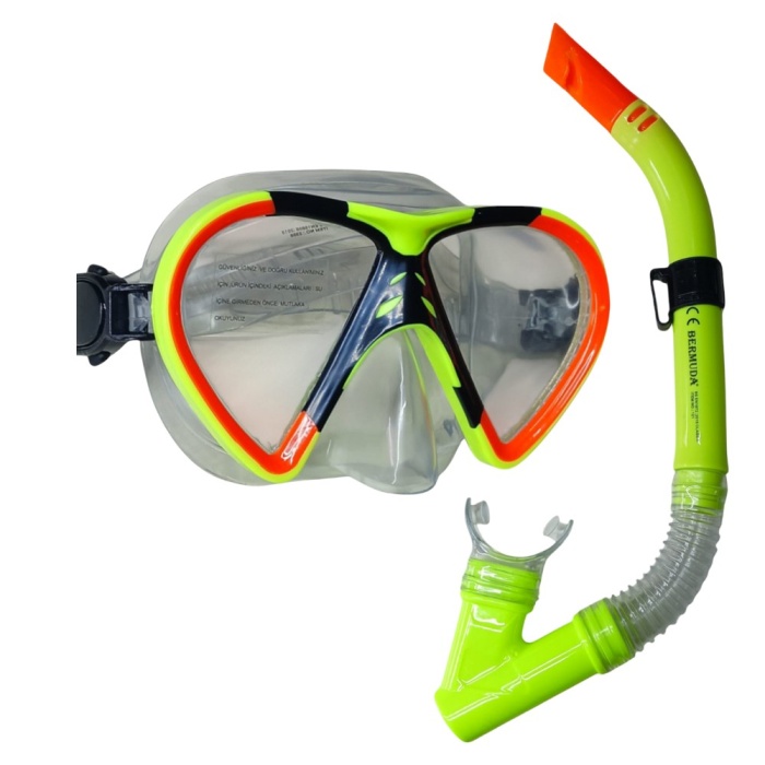 Yetişkin Maske Ve Şnorkel Safari Dalış Seti - 2356A/121CSB (Lisinya)