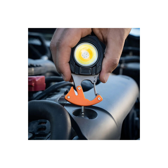 Çok Fonksiyonlu Mini Led Lamba Anahtarlık ve Çakmak USB Şarjlı Kamp İçin Taşınabilir 7 Modlu ( Lisinya )