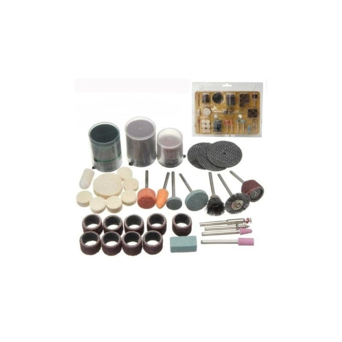 105 Parça Taşlama Zımpara Dremel Gravür Oyma Aksesuar Set ( Lisinya )