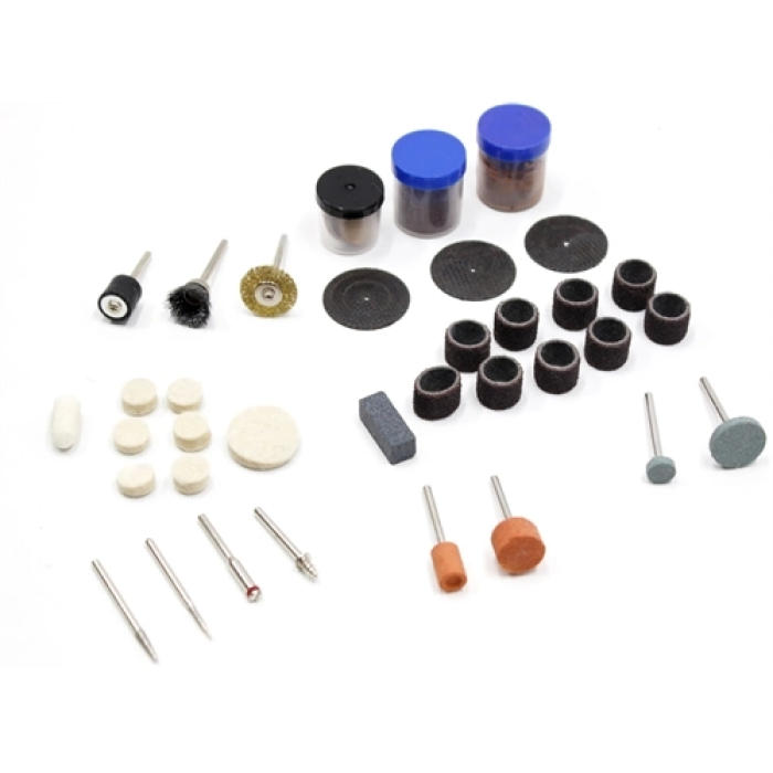 105 Parça Taşlama Zımpara Dremel Gravür Oyma Aksesuar Set ( Lisinya )