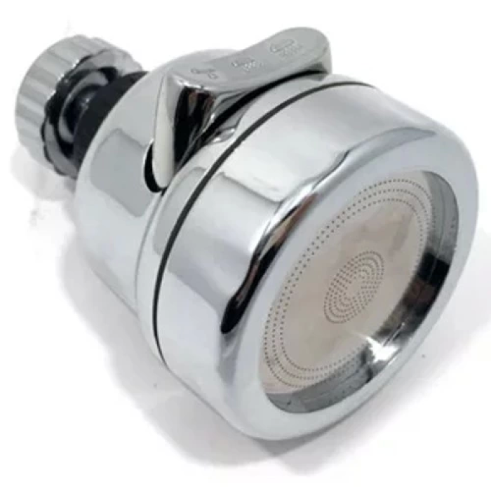 3 Fonksiyonlu Krom Kaplama Oynar Musluk Başlığı ( Lisinya )