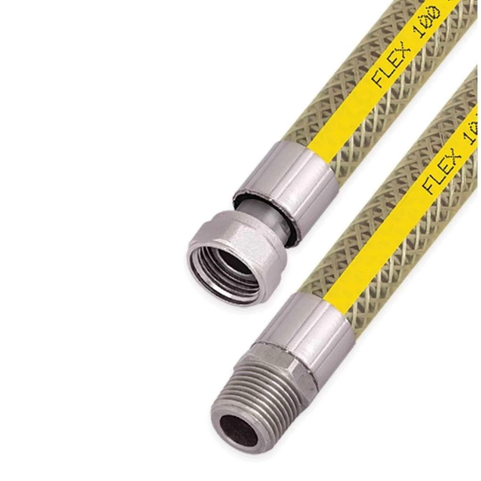 Ocak Fırın Doğalgaz Bağlantı Fleksi Extra Korumalı Hortum 0.50 Cm ( Lisinya )