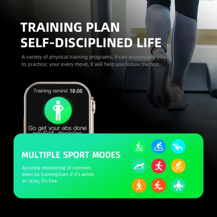 Watch 8 Hw8 Ultra Adventure 2.02inc Siri Nfc Bluetooth Arama Ios Android Uyumlu Akıllı Saat ( Lisinya )