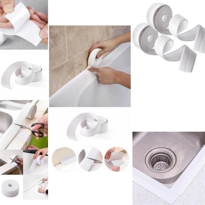 Su Sızdırmaz Banyo Mutfak Lavabo Küvet İzolasyon Şerit Bant Pratik Ürün ( Lisinya )
