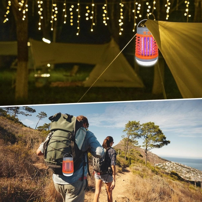 Askılı Solar Enerji İle Şarj Olabilen Sinek Öldürücü Kamp Feneri Işıldak ( Lisinya )