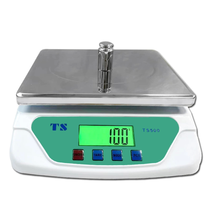 TS-500 Dijital Terazi - LCD Ekran, Dara Alma, Sayım Fonksiyonlu, Yüksek Hassasiyetli Tartım Cihazı ( Lisinya )