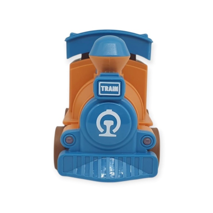 Oyuncak Tren Işıklı Sesli Bas Gitsin 14cm - MAVİ - 8068A (Lisinya)