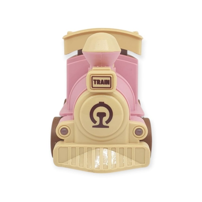 Oyuncak Tren Işıklı Sesli Bas Gitsin 14cm - PEMBE - 8068A (Lisinya)
