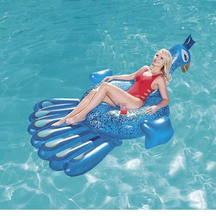 Dev Tavus Kuşu Binici 198x164 Cm Bestway - 41101  (Lisinya)