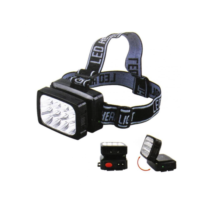 12 Ledli Güçlü Şarjlı Kafa Lambası  -064 - Lisinya