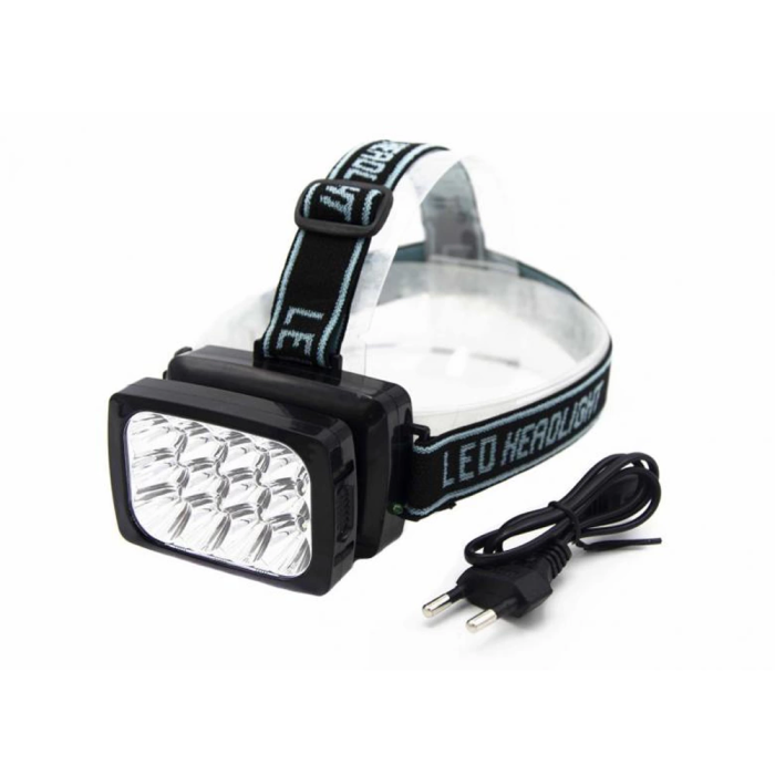 12 Ledli Güçlü Şarjlı Kafa Lambası  -064 - Lisinya