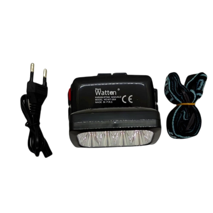 12 Ledli Güçlü Şarjlı Kafa Lambası  -064 - Lisinya