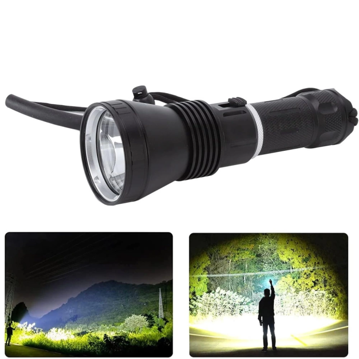 1200 Lümen Profesyonel Şarjlı El Feneri  Wt-655 - Lisinya