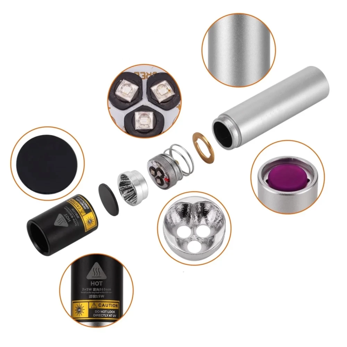 15 Watt 365nm Ultraviyole  Para Işığı  Wt-305 - Lisinya