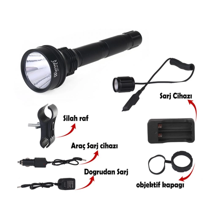 Güçlü Profesyonel  Feneri  Wt-147 - Lisinya