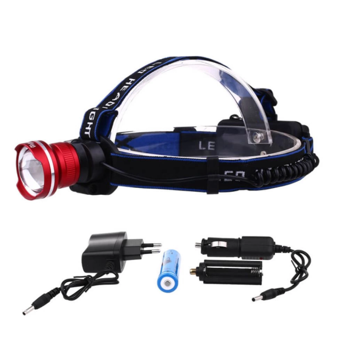 Orjinal 800 Lümen T6 Şarjlı Kafa Feneri  Wt-265 - Lisinya