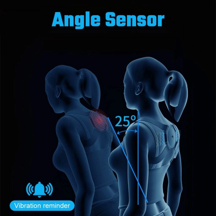 Sensörlü Dik Duruş Korsesi Şarjlı Titreşimli - Lisinya