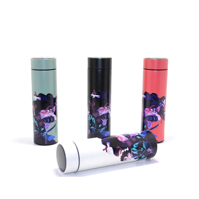 Anime Baskılı Digital Göstergeli Termos 500 Ml Alk381 - Lisinya