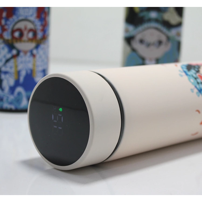 Dijital Göstergeli Paslanmaz Çelik Termos Alk247 - Lisinya