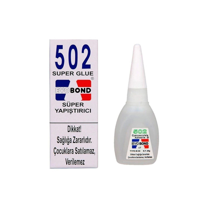 Evobond 502 Japon Yapıştırıcısı Süper Glue 20 Gr - Lisinya