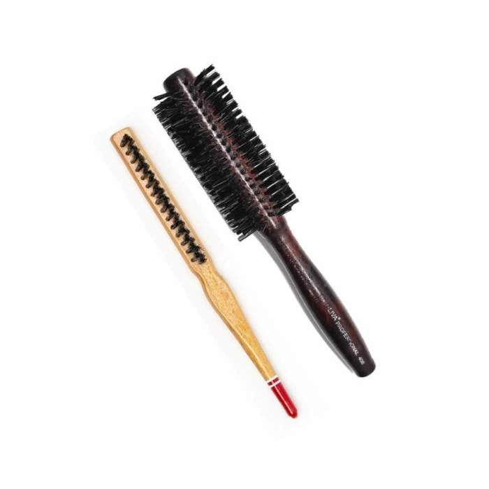 Liva 408& 690 Profesyonel Yanmaz Set Topuz Saç Fırçası-2li - Lisinya