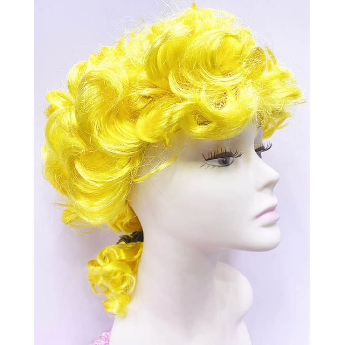 Marquis Baroque Peruk Barok Dönem Yargıç Peruğu Sarı Renk - Lisinya