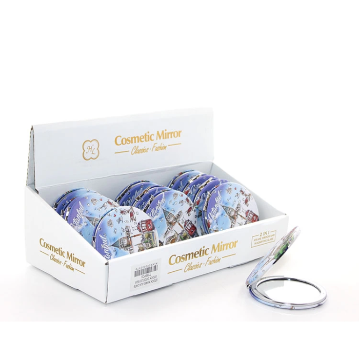 Taşlı İstanbul Tasarımı El Aynası İnce Alk2479a - Lisinya