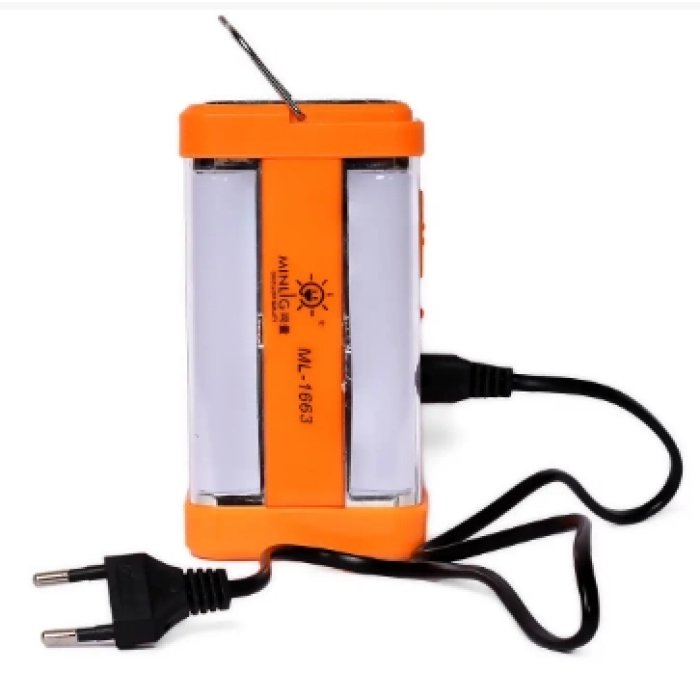 P-1663 Güneş Enerjili Şarjlı Güçlü Işıldak - Lisinya