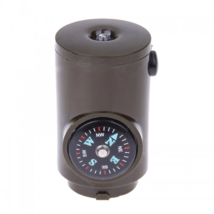 Çok Fonksiyonlu Askeridüdük Pusula Termometre Ile Led Işık - Lisinya