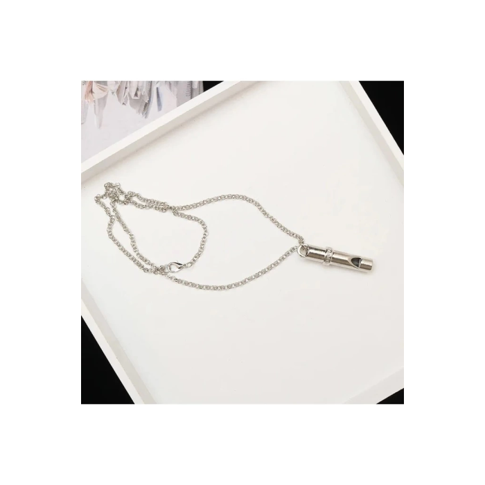 Deprem Düdüğü Çelik Kolye - Lisinya