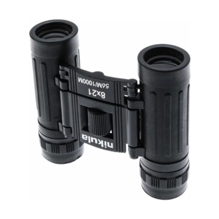8x21  Dürbün Siyah  Av Dürbünü 56m/1000m Kauçuk Kaplama - Lisinya