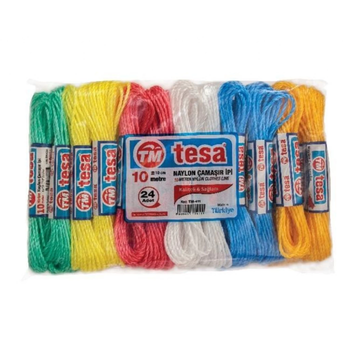 Temsan 10 Metre Naylon Çamaşır İpi 24lü - Lisinya