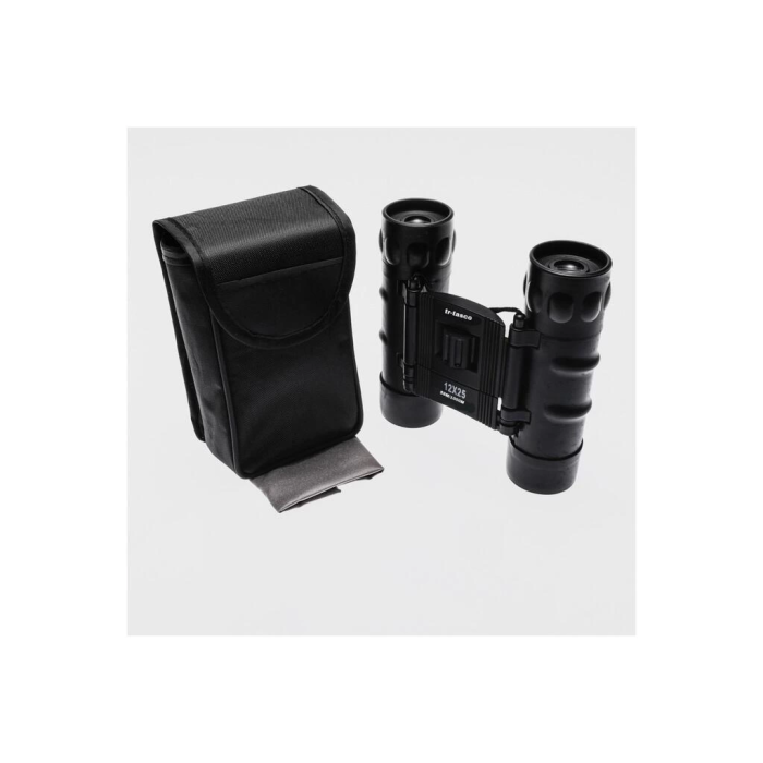 Trtasco 12x25 El Dürbünü 1000m/56m  Geniş Görüş Alanlı Siyah - Lisinya