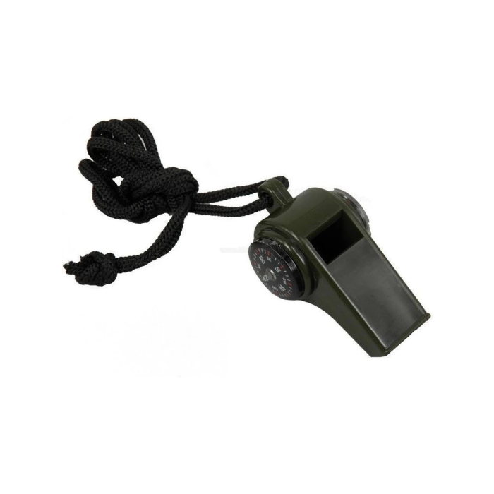 Pusulalı Termometreli Acil Durum Düdüğü ( 3 İn 1) - Lisinya