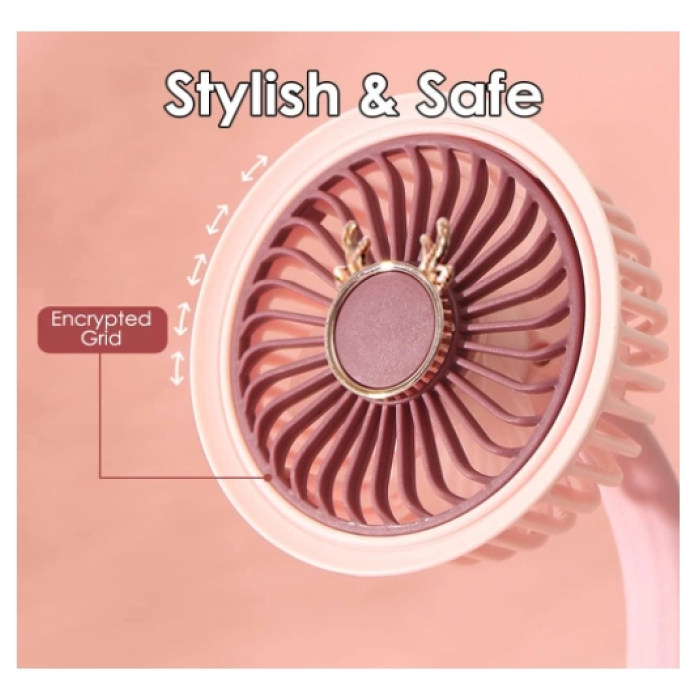 Taşınabilir Mini Klips Bebek Arabası Fanı, Fan Elektrikli Soğutma Hava Sirkülatöründe 360 Derece Dönebilen Klips - Lisinya