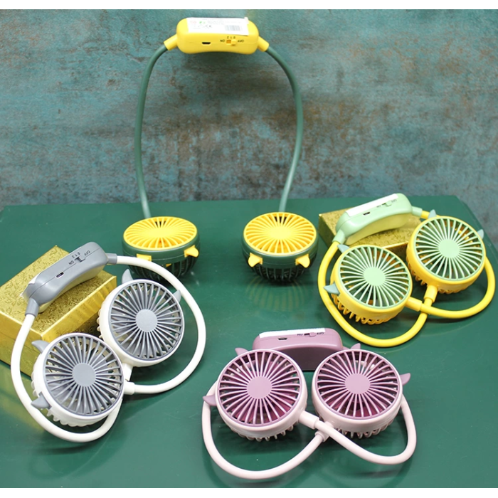 Kuromi Şarjlı Boyun Fanı Vantilatör 2 Kademeli Alk2687 - Lisinya