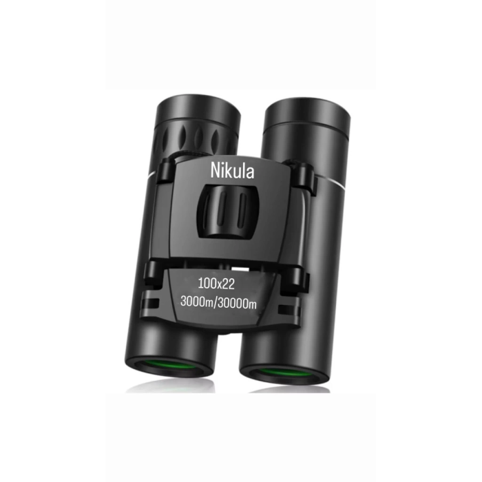 100x22 Cepte Taşımalı Kauçuk Kaplama Profesyonel Mini Dürbün3000m/30000m - Lisinya