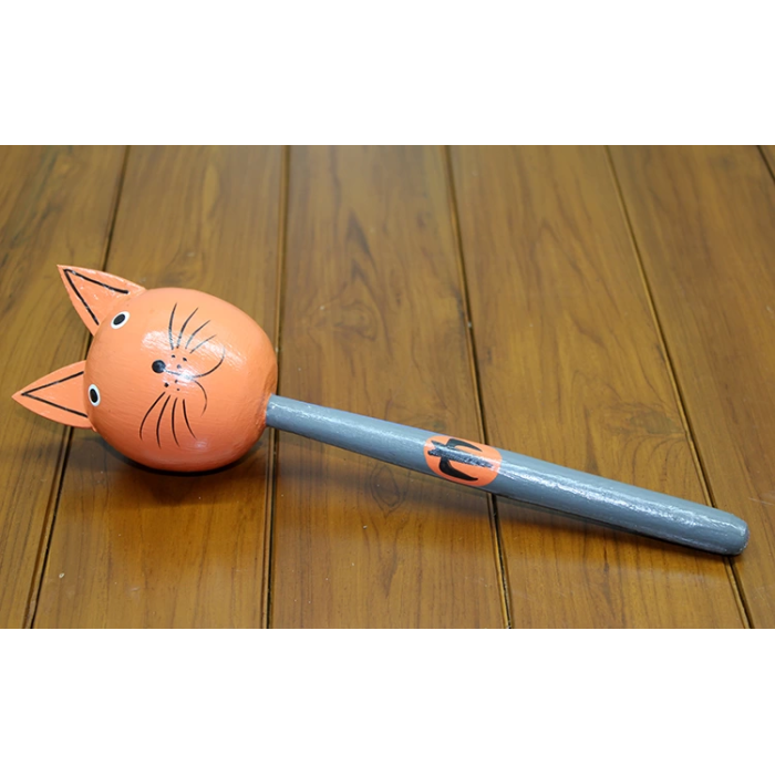 Ahşap Kedili Marakas Tekli Polos:28 - Lisinya