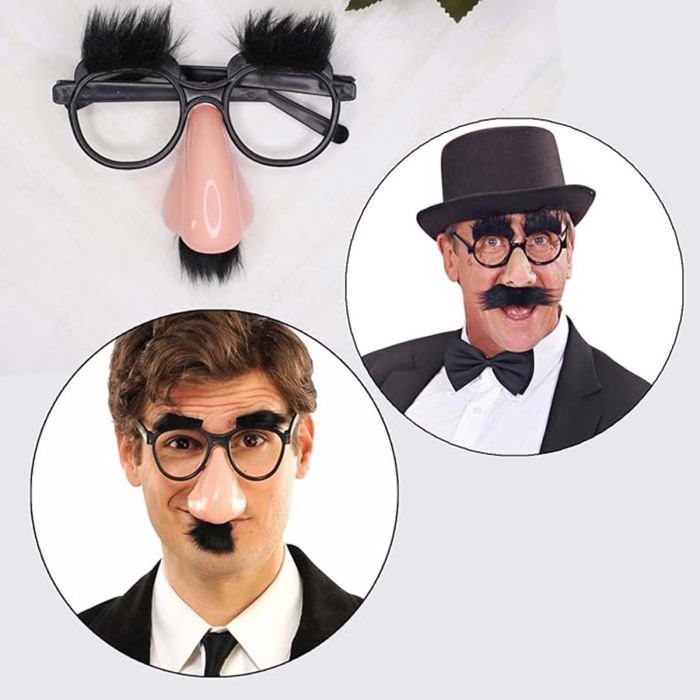 Eğlenceli Kılık Değiştirme Kaş Bıyık Mizah Gözlüğü 9x13 Cm - Lisinya