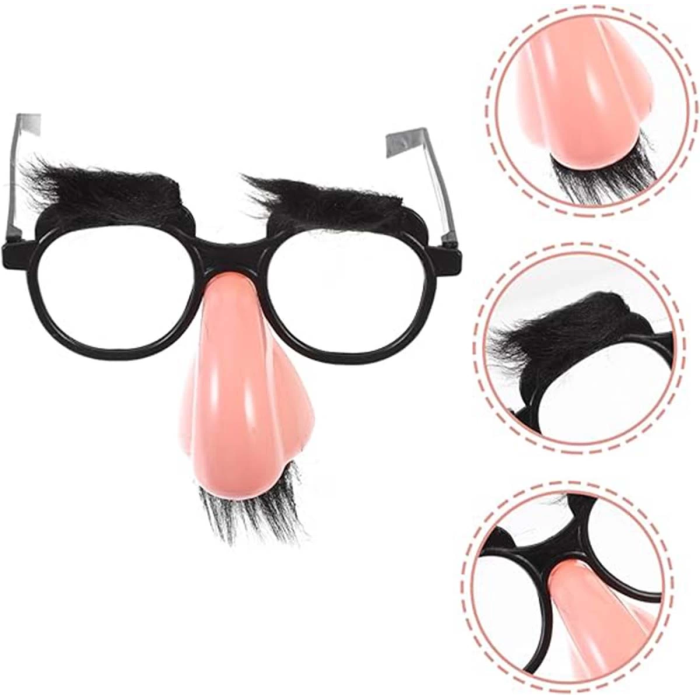 Eğlenceli Kılık Değiştirme Kaş Bıyık Mizah Gözlüğü 9x13 Cm - Lisinya