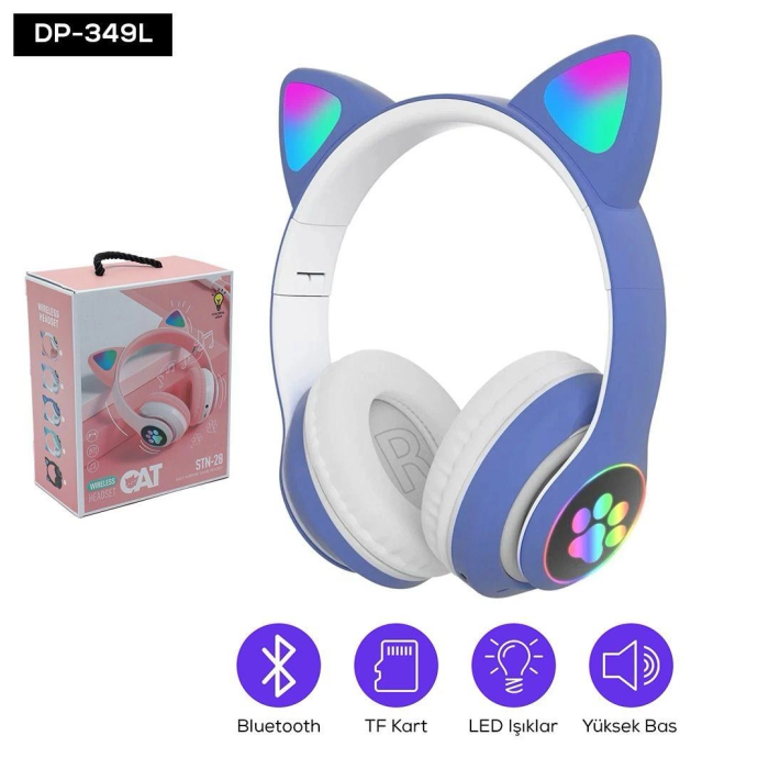 Kedi Figurlu Kulaklık - Lisinya