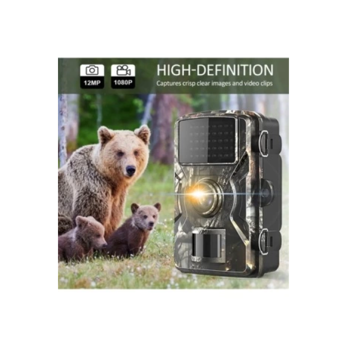 Fotokapan Kamera 12mp 1080p Doğa Ve Outdoor Gece Görüşlü Kamera Su Geçirmez - Lisinya