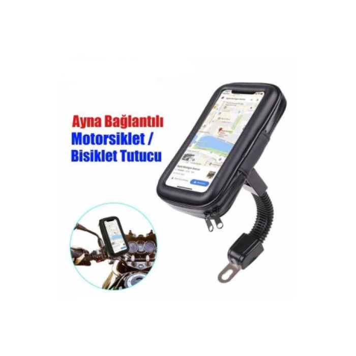 Motorsiklet Su Geçirmez Telefon Kılıfı Telefon Tutucu 7 İnç Xl - Lisinya
