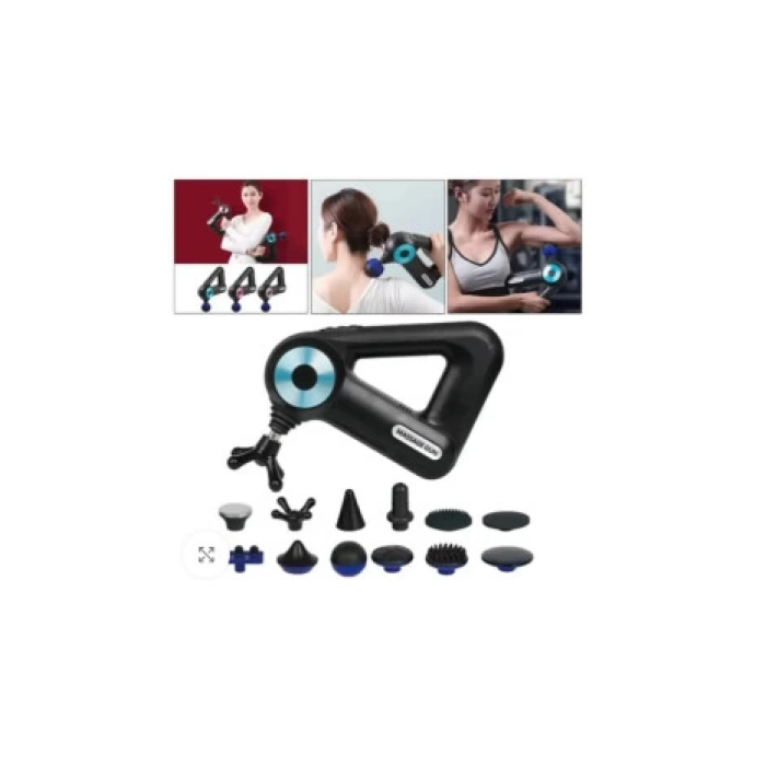 12 Başlıklı Profesyonel Masaj Sı Sporcu Masaj Aleti Seti  6 Hızlı Şarjlı Masaj - Lisinya