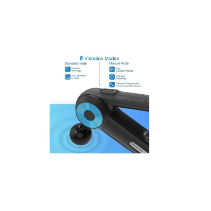 12 Başlıklı Profesyonel Masaj Sı Sporcu Masaj Aleti Seti  6 Hızlı Şarjlı Masaj - Lisinya