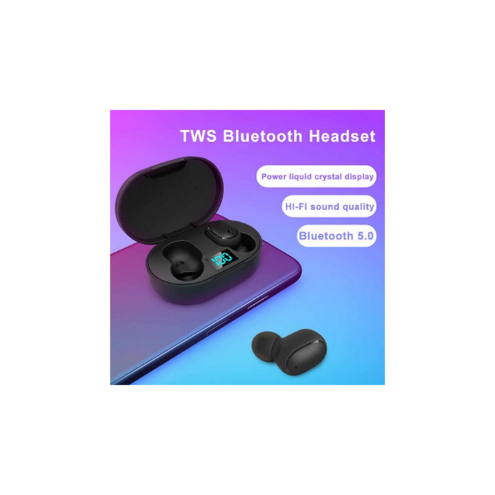 E6s Kablosuz Kulaklık Dijital Göstergeli Bluetooth Kulaklık 5.0 - Lisinya