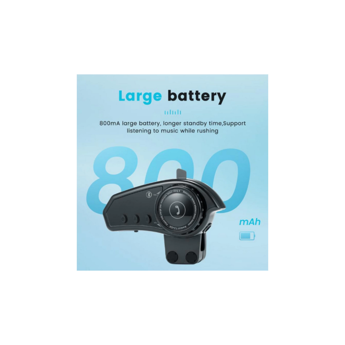 Bt35 Kask Kulaklık Bluetooth 5.0 Motosiklet Interkom Su Geçirmez Kablosuz Kulaklık - Lisinya